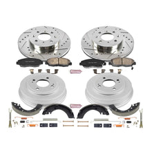 Load image into Gallery viewer, 285.57 PowerStop Z23 Evolution Sport Brake Rotors + Pads Honda Civic Coupe/Sedan EX/LX (96-00) Front or Rear - Redline360 Alternate Image