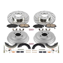 Load image into Gallery viewer, PowerStop Z23 Evolution Sport Brake Rotors + Pads Honda Civic Coupe/Sedan (2001) Front or Rear - Front &amp; Rear Alternate Image