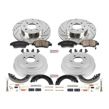 Load image into Gallery viewer, PowerStop Z23 Evolution Sport Brake Rotors + Pads Honda Fit (07-08) Front or Rear - Front &amp; Rear Alternate Image