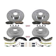 Load image into Gallery viewer, PowerStop Z23 Evolution Sport Brake Rotors + Pads Honda Civic Sedan GX (06-11) Front or Rear - Front &amp; Rear Alternate Image