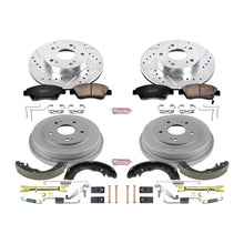 Load image into Gallery viewer, PowerStop Z23 Evolution Sport Brake Rotors + Pads Honda Civic Sedan Hybrid (06-08) Front or Rear - Front &amp; Rear Alternate Image