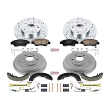 Load image into Gallery viewer, PowerStop Z23 Evolution Sport Brake Rotors + Pads Honda Civic Sedan Hybrid / Hybrid-L (2012) Front or Rear - Front &amp; Rear Alternate Image