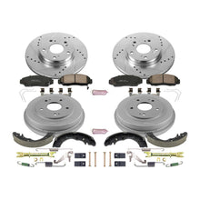 Load image into Gallery viewer, PowerStop Z23 Evolution Sport Brake Rotors + Pads Honda Civic Sedan (12-15) Front or Rear - Front &amp; Rear Alternate Image