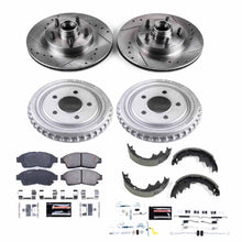 Load image into Gallery viewer, PowerStop Z23 Evolution Sport Brake Rotors + Pads Mazda B Series Pickup [9in Rear Drum] (99, 01-02) Front or Rear - Front &amp; Rear Alternate Image