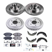 Load image into Gallery viewer, 396.34 PowerStop Z23 Evolution Sport Brake Rotors + Pads Ford Ranger EV/RWD [9in Rear Drum] (98-02) Front or Rear - Redline360 Alternate Image