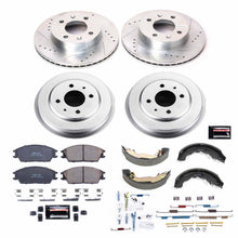Load image into Gallery viewer, PowerStop Z23 Evolution Sport Brake Rotors + Pads Hyundai Accent (2004-2005) Front or Rear - Front &amp; Rear Alternate Image