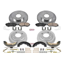 Load image into Gallery viewer, PowerStop Z23 Evolution Sport Brake Rotors + Pads Hyundai Tiburon w/ Rear Drums (1999) Front or Rear - Front &amp; Rear Alternate Image
