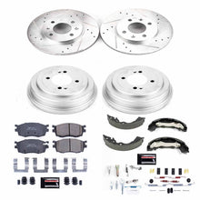Load image into Gallery viewer, PowerStop Z23 Evolution Sport Brake Rotors + Pads Hyundai Accent (06-11) Front or Rear - Front &amp; Rear Alternate Image