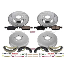 Load image into Gallery viewer, PowerStop Z23 Evolution Sport Brake Rotors + Pads Mercury Mariner w/ Rear Drum Brakes (08-10) Front or Rear - Front &amp; Rear Alternate Image