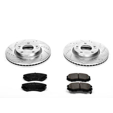Load image into Gallery viewer, PowerStop Z23 Evolution Sport Brake Rotors + Pads Hyundai Sonata 2.4L 4 Cyl. (08-10) Front or Rear - Front Alternate Image