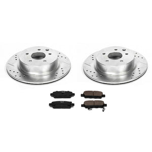 485.33 PowerStop Z23 Evolution Sport Brake Rotors + Pads Nissan 370Z (2009-2017) Front or Rear - Redline360