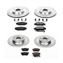 Load image into Gallery viewer, PowerStop Z23 Evolution Sport Brake Rotors Kit Honda S200 AP1/AP2 (00-09) Front or Rear - Rotor + Pads / Front &amp; Rear Alternate Image