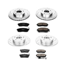 Load image into Gallery viewer, PowerStop Z23 Evolution Sport Brake Kits Infiniti I30 [To 10/00] (2000-2001) Front or Rear - Rotor + Pads + Calipers / Front &amp; Rear Alternate Image