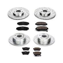 Load image into Gallery viewer, PowerStop Z23 Evolution Sport Brake Rotors + Pads Acura TL [Single Piston Front Caliper] (04-08) Front or Rear - Front &amp; Rear Alternate Image