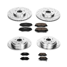 Load image into Gallery viewer, 372.38 PowerStop Z23 Evolution Sport Brake Rotors Kit Honda Pilot (03-08) Front or Rear - Redline360 Alternate Image