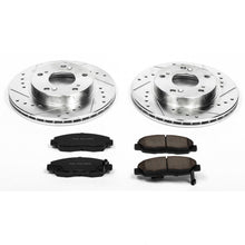 Load image into Gallery viewer, PowerStop Z23 Evolution Sport Brake Rotors + Pads Honda Civic Coupe/Sedan DX/LX/LX-S (06-11) Front or Rear - Front Alternate Image