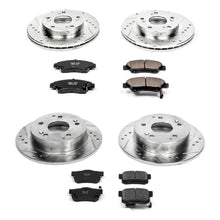 Load image into Gallery viewer, 145.66 PowerStop Z23 Evolution Sport Brake Rotors + Pads Acura RSX Base (02-06) Front or Rear - Redline360 Alternate Image