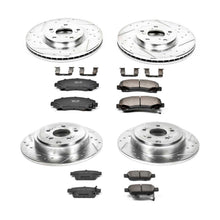 Load image into Gallery viewer, PowerStop Z23 Evolution Sport Brake Rotors Kit Honda Ridgeline (06-11) Front or Rear - Rotor + Pads / Front &amp; Rear Alternate Image