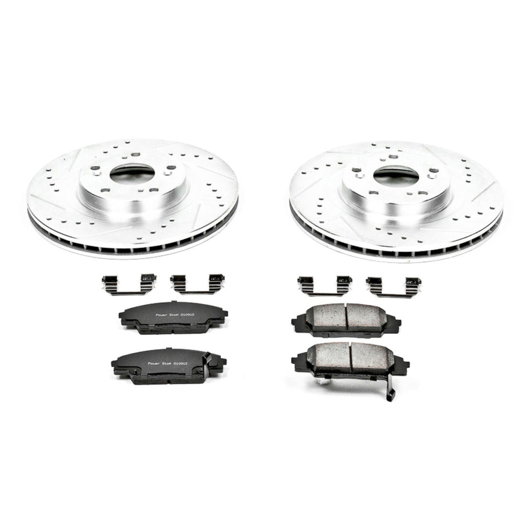 Power Stop 11-14 Acura TSX Rear Z23 Evolution Sport Brake Kit