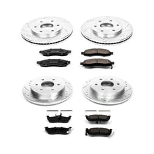 Load image into Gallery viewer, PowerStop Z23 Evolution Sport Brake Rotors + Pads Nissan Titan (2004-2005) Front or Rear - Front &amp; Rear Alternate Image