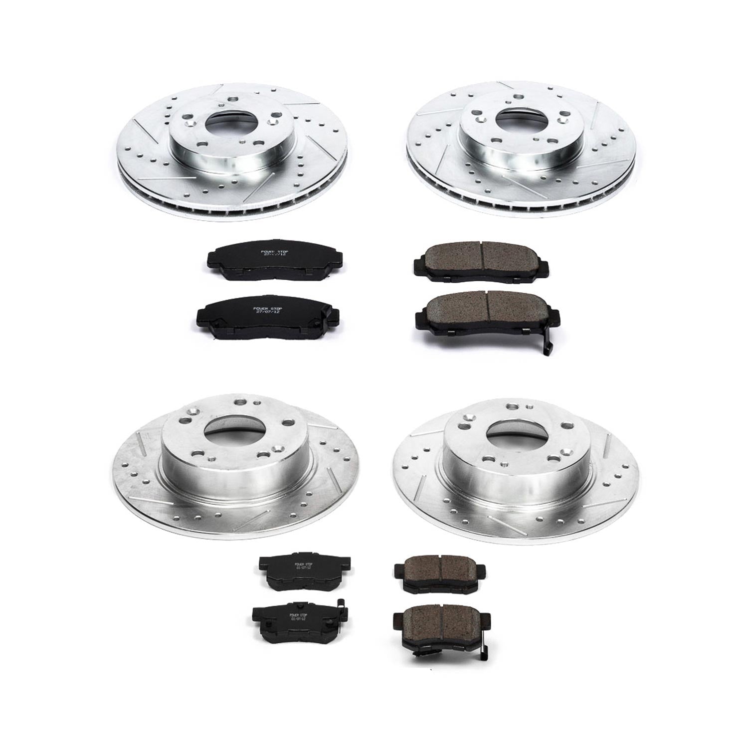 PowerStop Rotor Kit | 1990–1997 Honda Accord (SC697) main image 1