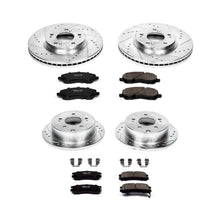 Load image into Gallery viewer, PowerStop Z23 Evolution Sport Brake Kits Mitsubishi Eclipse 4 Cyl 4G (06-12) Front or Rear - Rotors + Pads / Front &amp; Rear Alternate Image