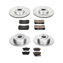 Load image into Gallery viewer, 234.22 PowerStop Z23 Evolution Sport Brake Rotors + Pads Acura TL [4 Piston Aluminum Front Calipers] (04-08) Front or Rear - Redline360 Alternate Image