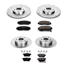 Load image into Gallery viewer, PowerStop Z23 Evolution Sport Brake Rotors + Pads Acura TSX (09-10) Front or Rear - Front &amp; Rear / w/o Calipers Alternate Image