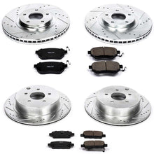 Load image into Gallery viewer, PowerStop Z23 Evolution Sport Brake Kits Infiniti FX45/FX35 (2003-2005) Front or Rear - Rotor + Pads / Front &amp; Rear Alternate Image