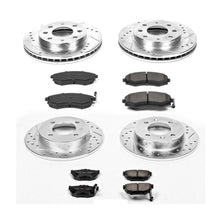 Load image into Gallery viewer, PowerStop Z23 Evolution Sport Brake Rotors + Pads Hyundai Elantra w/ Rear Disc (98-01, 05-06) Front or Rear - Front &amp; Rear Alternate Image