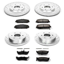 Load image into Gallery viewer, PowerStop Z23 Evolution Sport Brake Kits Infiniti QX56 [350mm Front Rotors] (2006-2007) Front or Rear - Rotor + Pads / Front &amp; Rear Alternate Image