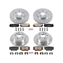 Load image into Gallery viewer, PowerStop Z23 Evolution Sport Brake Rotors + Pads &amp; Calipers Lexus ES350 (07-13) Front or Rear - Rotors + Pads / Front &amp; Rear Alternate Image