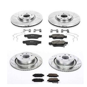 549.32 PowerStop Z23 Evolution Sport Brake Kits Infiniti G35 RWD Sport Sedan (2007-2008) Front or Rear - Redline360