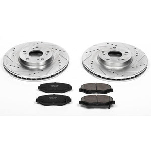 381.51 PowerStop Z23 Evolution Sport Brake Rotors Kit Honda CR-V (05-06) Front or Rear - Redline360