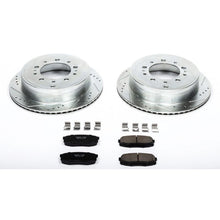Load image into Gallery viewer, PowerStop Z23 Evolution Sport Brake Rotors + Pads Toyota Land Cruiser (08-15) Front or Rear - Rear Alternate Image