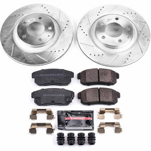 523.68 PowerStop Z23 Evolution Sport Brake Kits Mazda RX8 [w/ Sport Suspension] (04-11) Front or Rear - Redline360