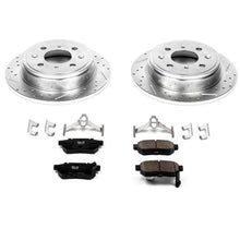 Load image into Gallery viewer, PowerStop Z23 Evolution Sport Brake Rotors Honda Civic Coupe Si EM1 (99-00) Front or Rear - Rotors + Pads / Rear Alternate Image