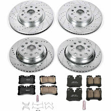 Load image into Gallery viewer, PowerStop Z23 Evolution Sport Brake Rotors + Pads Lexus LS460 RWD (10-12) F Sport (13-17) Front or Rear - Front &amp; Rear Alternate Image