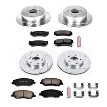 Load image into Gallery viewer, PowerStop Z23 Evolution Sport Brake Rotors + Pads Hyundai Santa Fe (07-09) Front or Rear - Front &amp; Rear Alternate Image