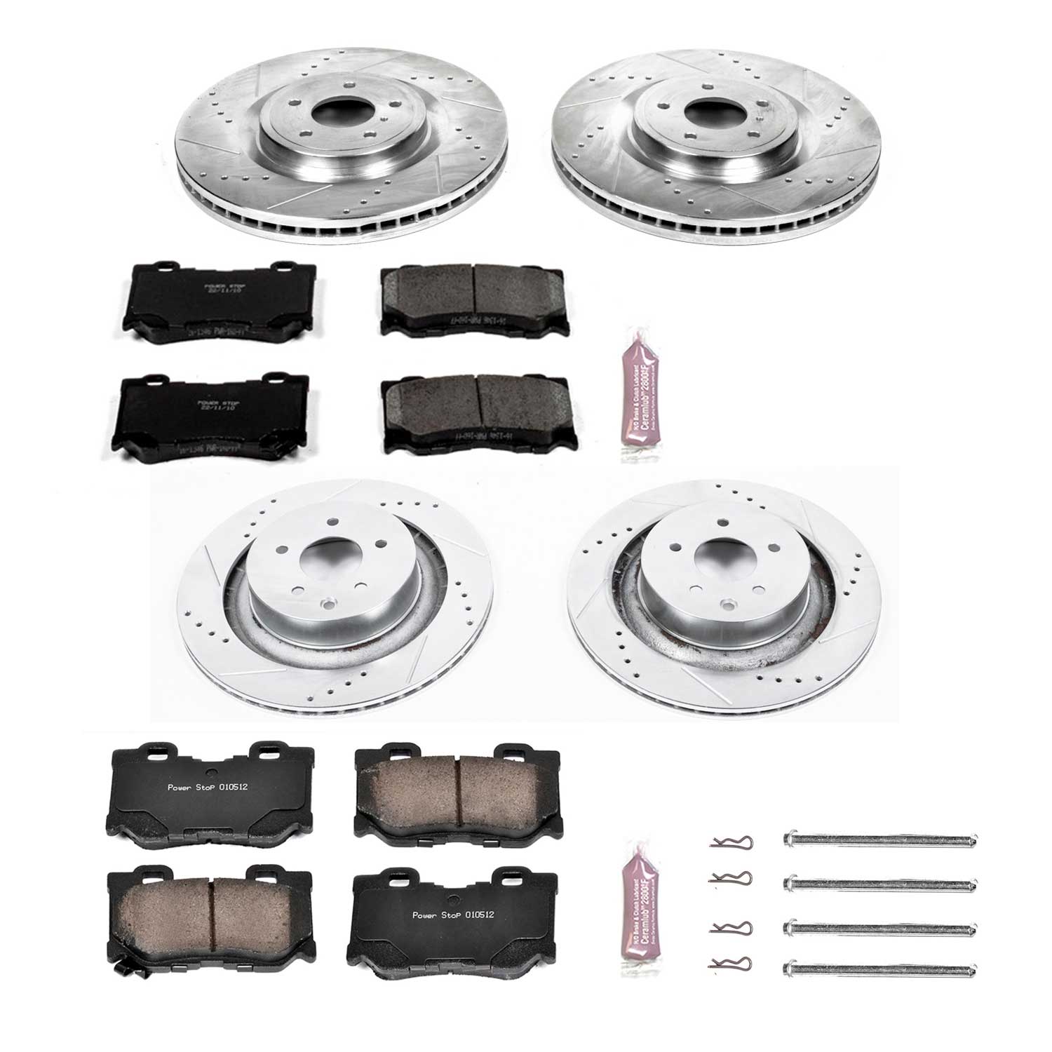 PowerStop Z23 Evolution Sport Brake Kits Infiniti G37 Sport (08-13) G3