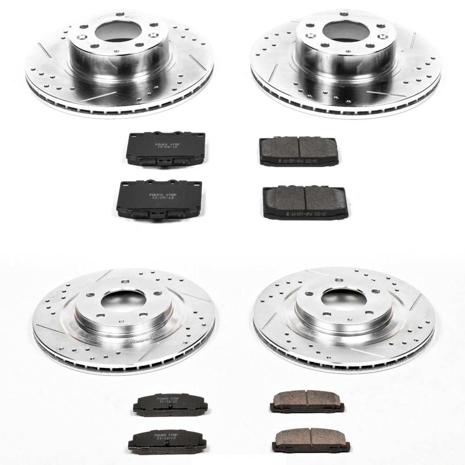 PowerStop Z23 Evolution Sport Brake Rotors + Pads Mazda RX7 FD (93-95)  Front or Rear