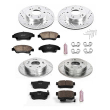 Load image into Gallery viewer, PowerStop Z23 Evolution Sport Brake Rotors Honda Civic Sedan Hybrid / Hybrid-L (09-11) Front or Rear - Rotor + Pads / Front &amp; Rear Alternate Image
