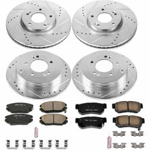Load image into Gallery viewer, PowerStop Z23 Evolution Sport Brake Rotors + Pads Hyundai Azera (06-09) Front or Rear - Front &amp; Rear Alternate Image