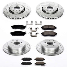 Load image into Gallery viewer, PowerStop Z23 Evolution Sport Brake Kits Infiniti FX35 (05-12) FX45 (05-08) Front or Rear - Rotor + Pads / Front &amp; Rear Alternate Image
