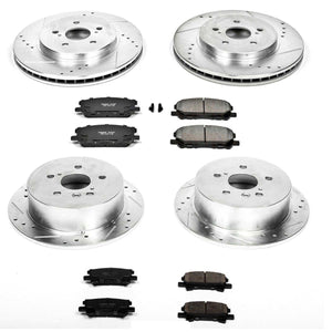 378.85 PowerStop Z23 Evolution Sport Brake Kits Lexus RX350 (07-09) Front or Rear - Redline360