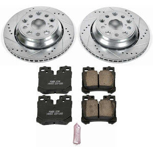 694.55 PowerStop Z23 Evolution Sport Brake Rotors + Pads Lexus LS460/LS460L AWD/RWD (07-09) Front or Rear - Redline360