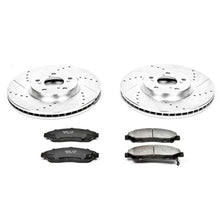 Load image into Gallery viewer, PowerStop Z23 Evolution Sport Brake Rotors Kit Honda Pilot (12-15) Front or Rear - Rotor + Pads / Front Alternate Image