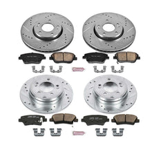 Load image into Gallery viewer, PowerStop Z23 Evolution Sport Brake Kits Infiniti FX35 (05-12) FX45 (05-08) Front or Rear - Rotor + Pads / Front &amp; Rear Alternate Image