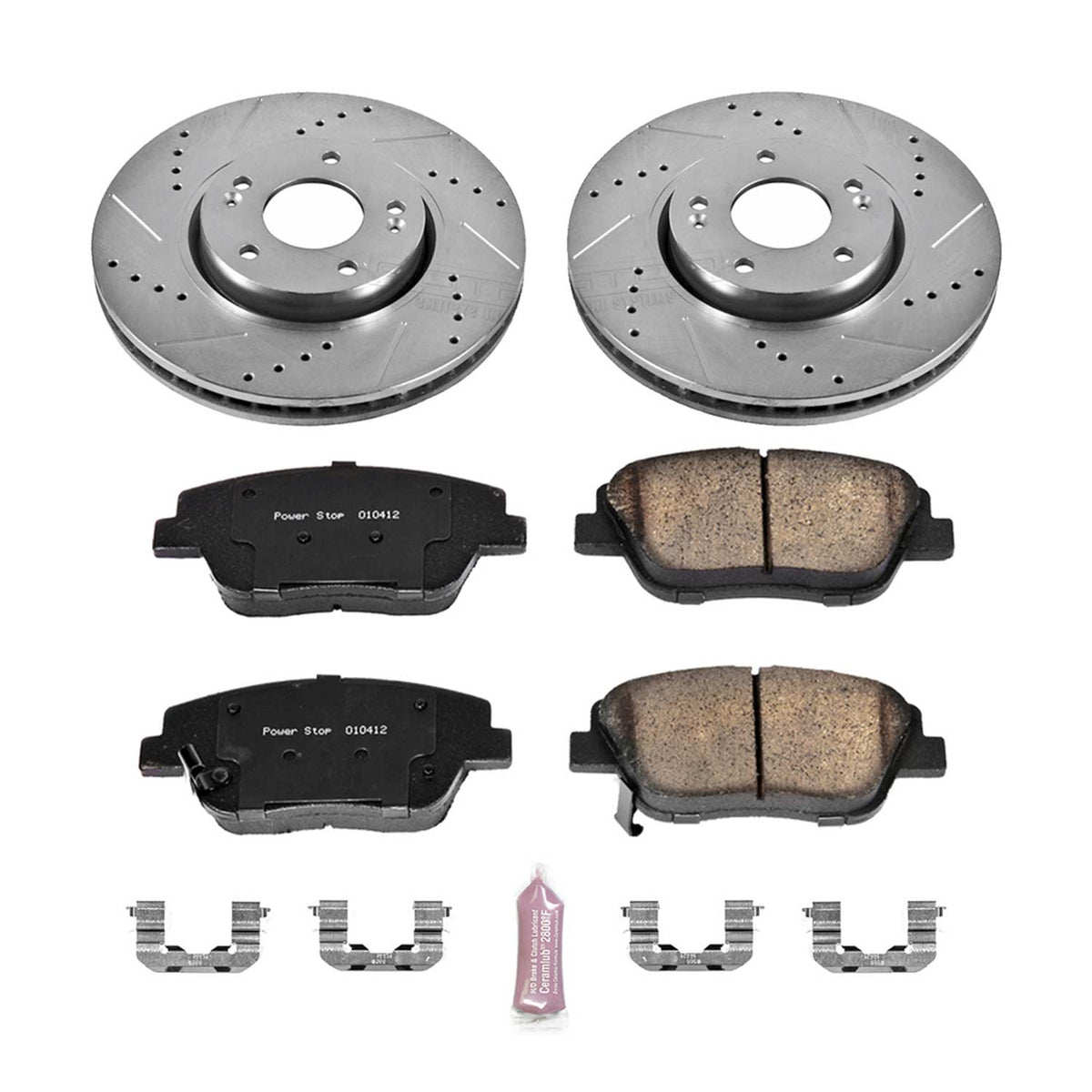 PowerStop Z23 Evolution Sport Brake Rotors + Pads Kia Optima SXL (2013 Redline360