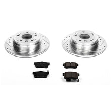 Load image into Gallery viewer, PowerStop Z23 Evolution Sport Brake Rotors + Pads Acura TL [Single Piston Front Caliper] (04-08) Front or Rear - Rear Alternate Image